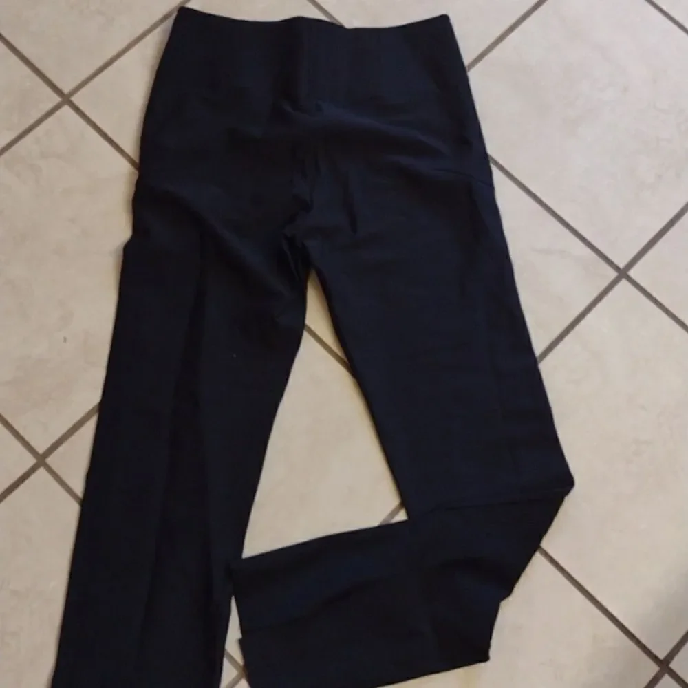 Athleta Interstellar Tight black w split leg size 2 - Picture 10 of 12
